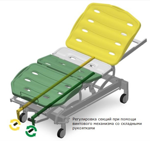 Кровать медицинская гидравлическая ОА 0345